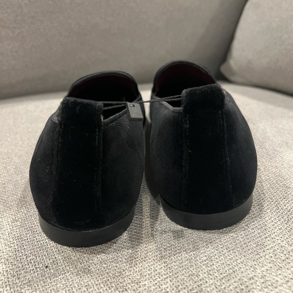 NEW Dolce & Gabbana Devotion Heart DG logo black velvet loafers main image 5
